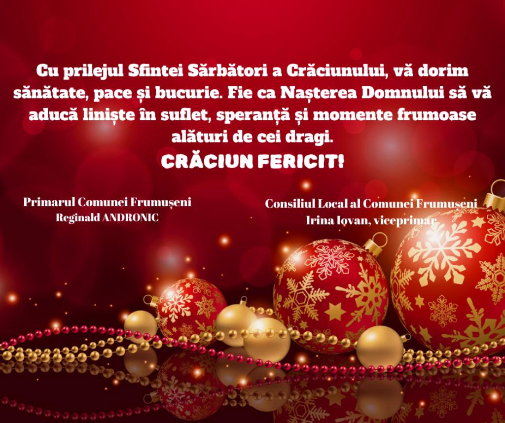 CRĂCIUN FERICIT!